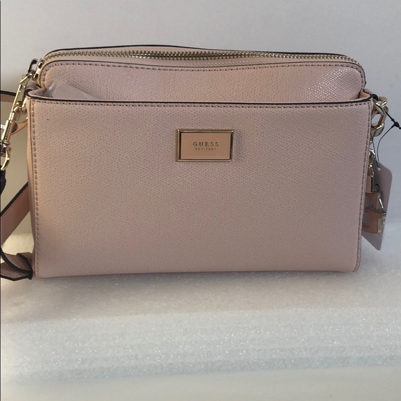 Guess Handbags - Guess Pish Posh Blush Crossbody Bag
